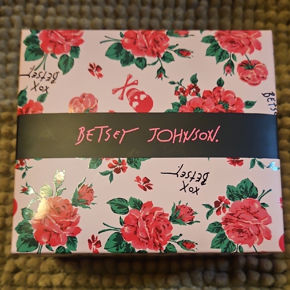 Betsey Johnson Gold and Pink Watch with Bracelet Set - Picture 3 of 3